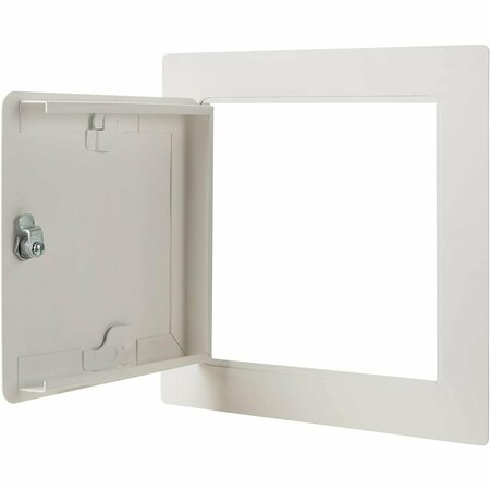 Linhdor ALUMINUM EXTERIOR RATED NON INSULATED ACCESS PANEL W/ KEYED CYLINDER & NEOPRENE GASKET LOCK 18X18 LW5501818